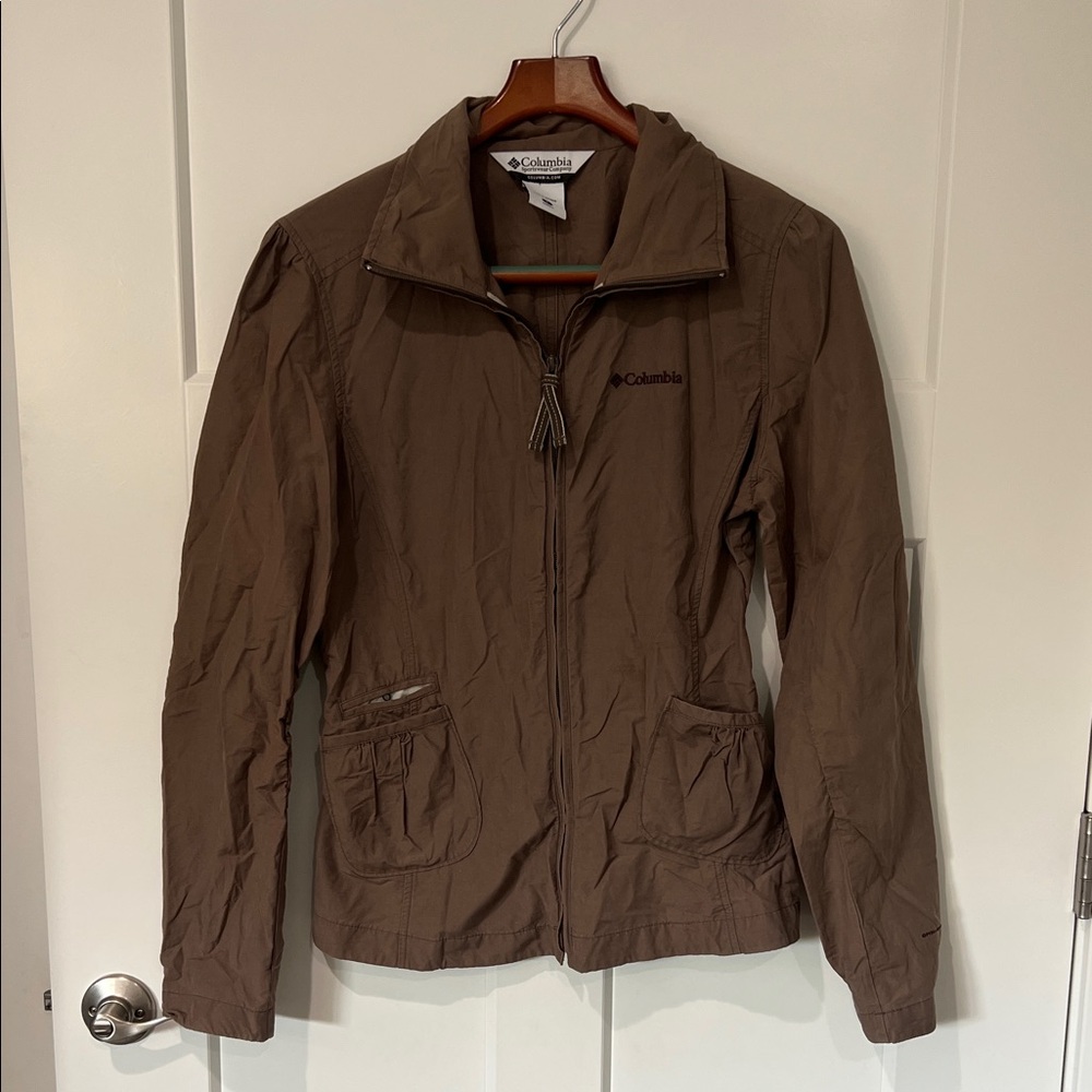 Columbia Women's Lightweight Utility Jacket in Brown Sz L